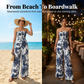 👗💃 Trägerloses Jumpsuit mit Smok-Oberteil & Weitem Bein – Bequeme Passform, Eleganter Stil & Perfekt Für Den Sommer ☀️