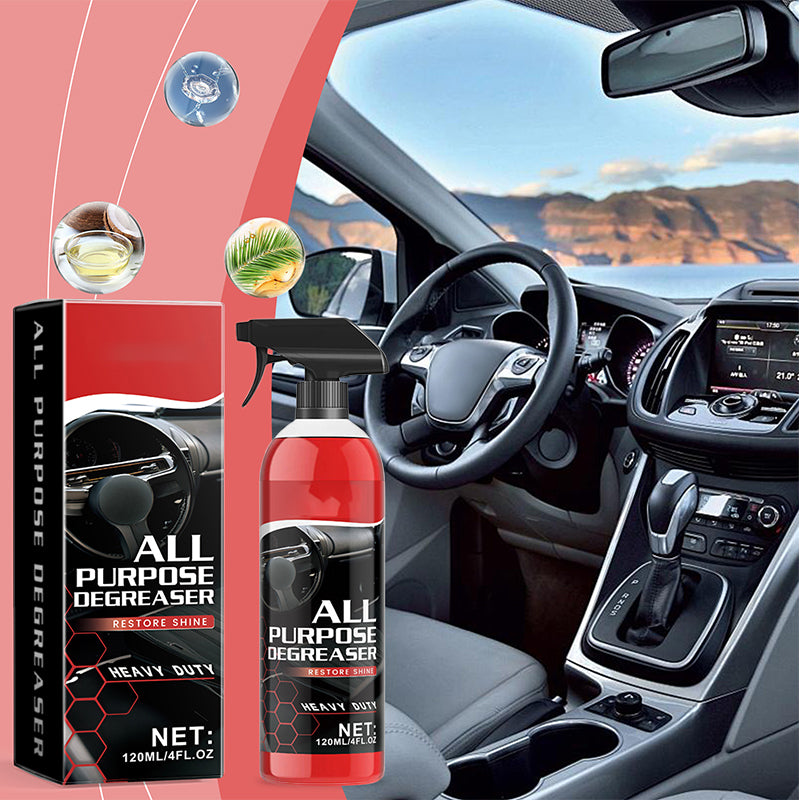 🔥【Kaufen Sie 2  erhalten Sie 1 gratis】Allzweck-Fleckenreinigerspray für den Innen- und Außenbereich des Autos， Für Leder, Kunststoff & Armaturen