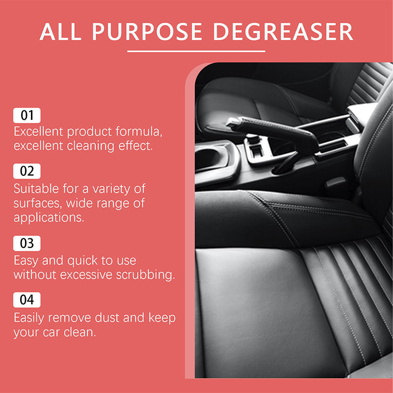 🔥【Kaufen Sie 2  erhalten Sie 1 gratis】Allzweck-Fleckenreinigerspray für den Innen- und Außenbereich des Autos， Für Leder, Kunststoff & Armaturen