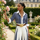 🏆✨Gestreiftes Shirt & weite Hose im Set – bequem & stilvoll für den Alltag