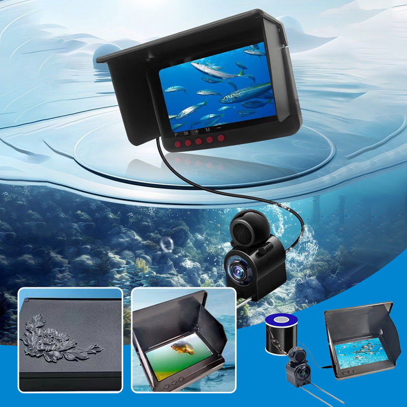 🐟🎣 【Limitiertes Sonderangebot - 40 % Rabatt】Fischfinder mit Unterwasserkamera – HD-Display, Nachtsicht 🔥📷 – perfekt für Eis- & Meeresangeln – 50% Rabatt ⏰