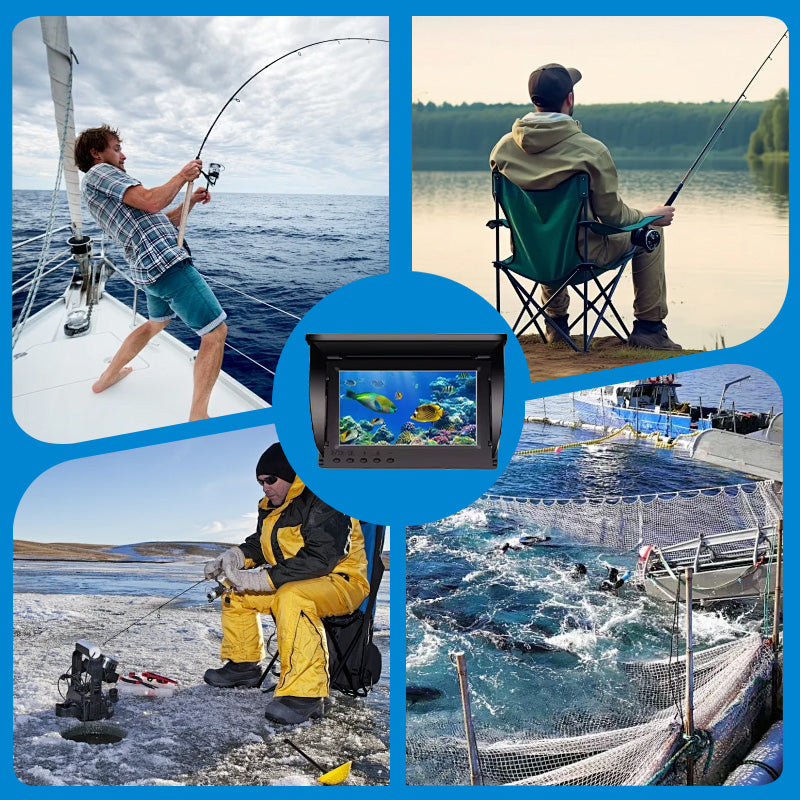 🐟🎣 【Limitiertes Sonderangebot - 40 % Rabatt】Fischfinder mit Unterwasserkamera – HD-Display, Nachtsicht 🔥📷 – perfekt für Eis- & Meeresangeln – 50% Rabatt ⏰