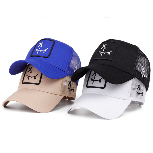 Unisex-Baseballkappe im Streetstyle mit Smiley-Motiv