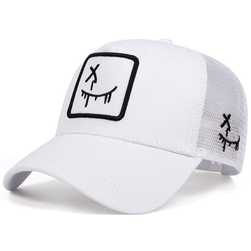 Unisex-Baseballkappe im Streetstyle mit Smiley-Motiv