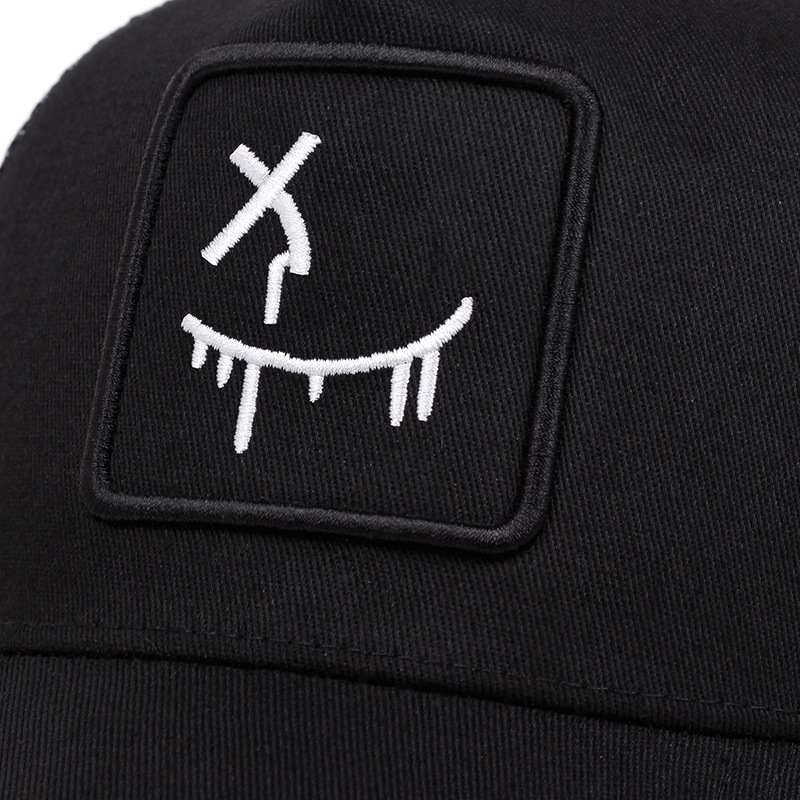 Unisex-Baseballkappe im Streetstyle mit Smiley-Motiv