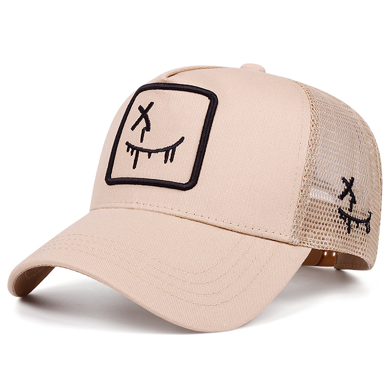 Unisex-Baseballkappe im Streetstyle mit Smiley-Motiv