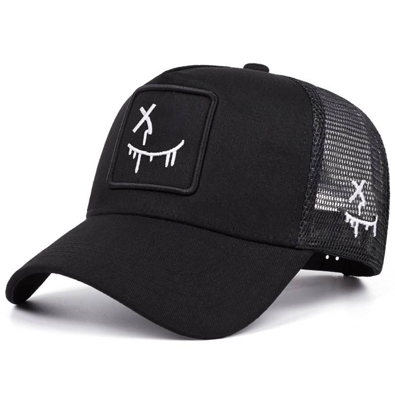 Unisex-Baseballkappe im Streetstyle mit Smiley-Motiv