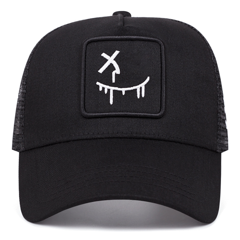 Unisex-Baseballkappe im Streetstyle mit Smiley-Motiv