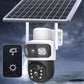 📹 50% RABATT! ☀️ Solarbetriebene Überwachungskamera mit Akku – Dual-Objektiv, 3-Geteiltes Bild & HD-Nachtsicht, Per App Steuerbar Für Maximale Sicherheit 🔭