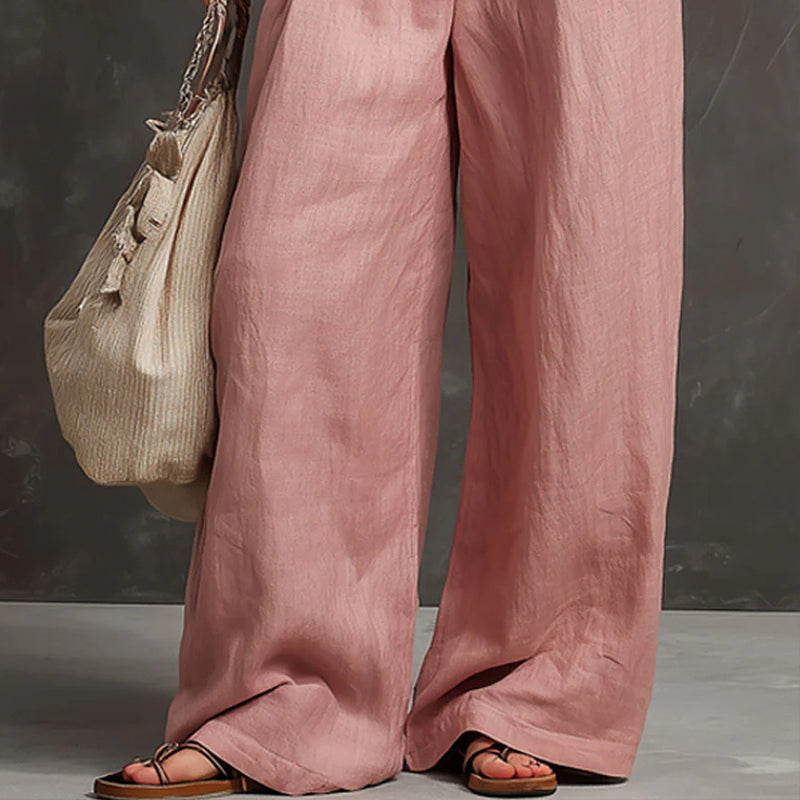 2-teiliges Set aus ärmellosem Top und Hose für Damen