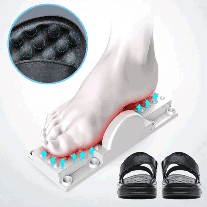Doppelzweck hohle atmungsaktive Herrensandalen aus Rindsleder