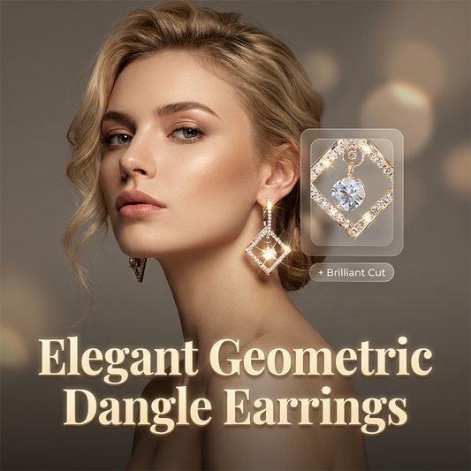 💎 55% RABATT! ✨ Funkelnde Geometrische Diamant-Ohrringe – Zeitloses Design, Hochwertige Verarbeitung & Perfekt Für Besondere Anlässe 🌟