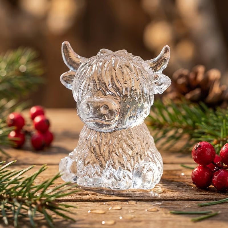 🐮 6-förmige Mini-Highland-Cow-Eiswürfel- & Dessertform 🧊🍪 Niedliche 3D-Eiswürfel für Getränke, Partys und Geschenke 💕