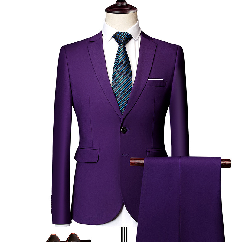 🏆61% Rabatt – Jetzt zuschlagen!🔥Zweiteiliges Business-Anzugset für Herren in Modern Fit