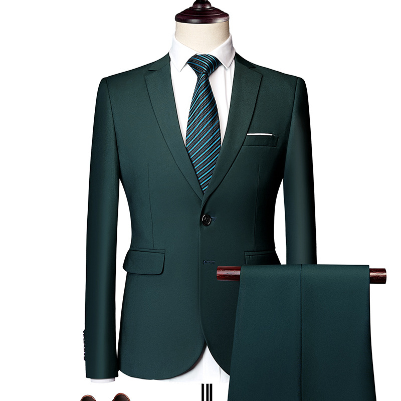 🏆61% Rabatt – Jetzt zuschlagen!🔥Zweiteiliges Business-Anzugset für Herren in Modern Fit