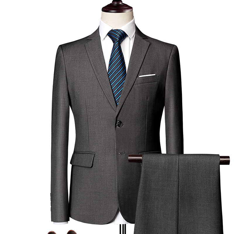 🏆61% Rabatt – Jetzt zuschlagen!🔥Zweiteiliges Business-Anzugset für Herren in Modern Fit