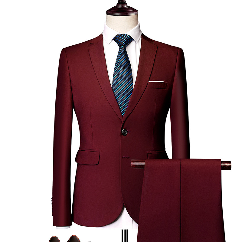 🏆61% Rabatt – Jetzt zuschlagen!🔥Zweiteiliges Business-Anzugset für Herren in Modern Fit