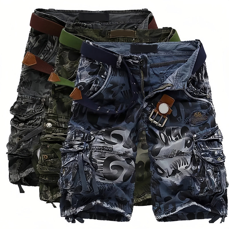 Herren-Cargoshorts🏆 Klassisch und robust, mit vielen Taschen für alles, was du brauchst, leichtgängigem Reißverschluss, strapazierfähig und abriebfest, geeignet für Arbeit und Freizeit 💪