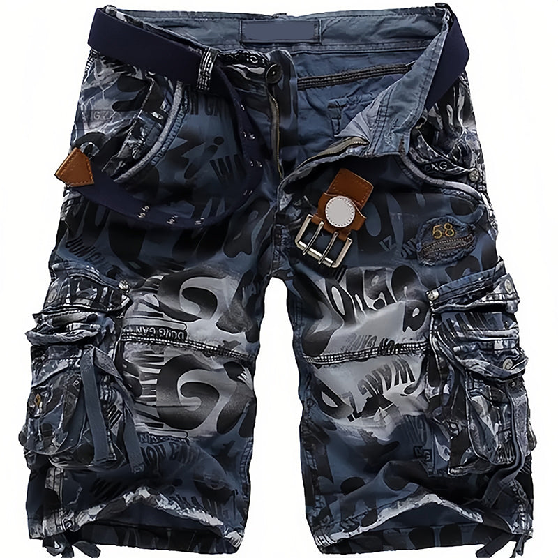 Herren-Cargoshorts🏆 Klassisch und robust, mit vielen Taschen für alles, was du brauchst, leichtgängigem Reißverschluss, strapazierfähig und abriebfest, geeignet für Arbeit und Freizeit 💪
