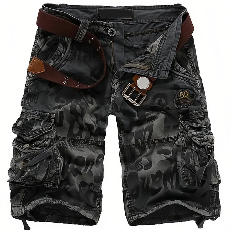 Herren-Cargoshorts🏆 Klassisch und robust, mit vielen Taschen für alles, was du brauchst, leichtgängigem Reißverschluss, strapazierfähig und abriebfest, geeignet für Arbeit und Freizeit 💪