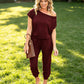Off-Shoulder Jumpsuit mit kurzen Ärmeln – lässig & sommerlich