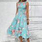 👗🌸 Ärmelloses Freizeitkleid mit Blumenmuster für Damen – Leicht, lässig & perfekt für den Sommer 🌼