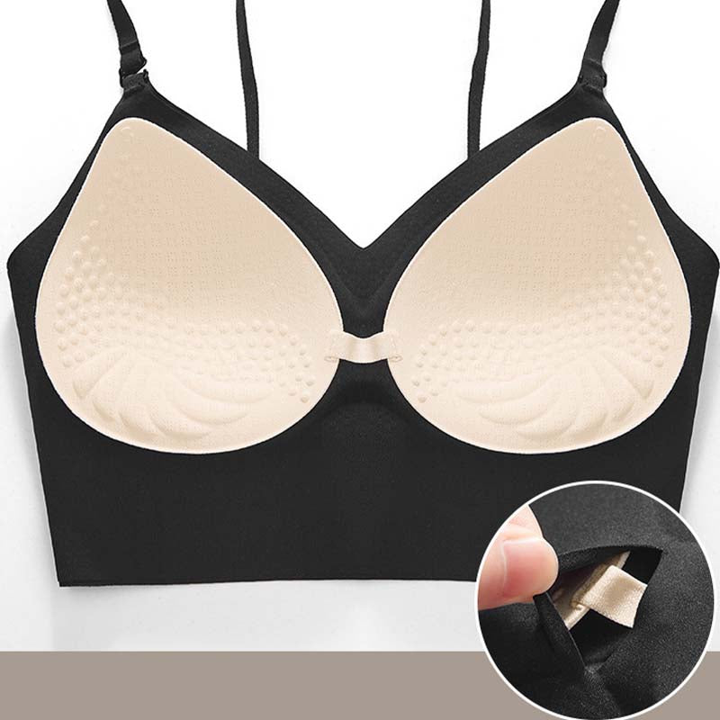 👙🌹 Nahtloser U-förmiger rückenfreier BH – Unsichtbar, bequem & perfekt unter figurbetonter Kleidung – Ideal für trägerlose oder tief ausgeschnittene Outfits – stützt ohne zu drücken 💫