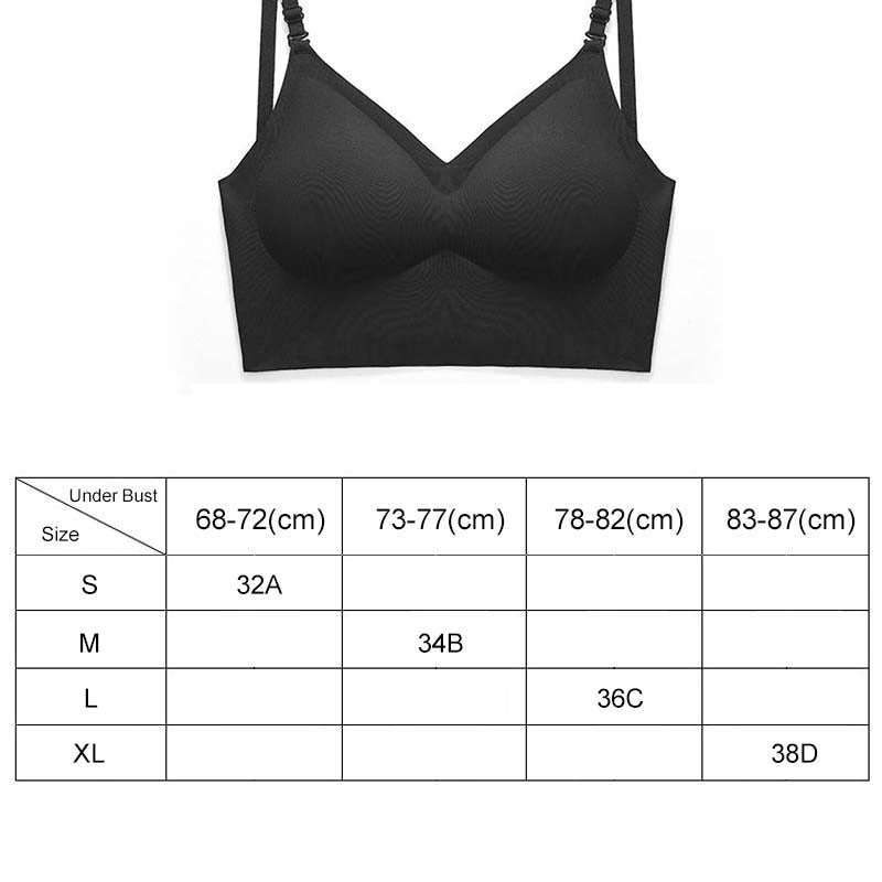 👙🌹 Nahtloser U-förmiger rückenfreier BH – Unsichtbar, bequem & perfekt unter figurbetonter Kleidung – Ideal für trägerlose oder tief ausgeschnittene Outfits – stützt ohne zu drücken 💫