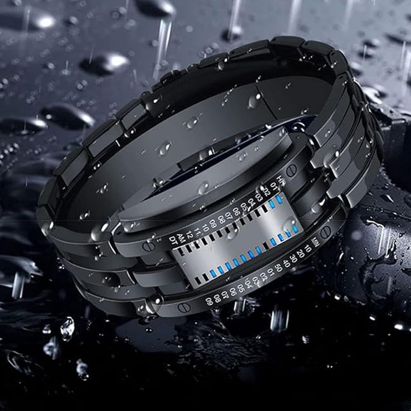 ⌚ LIMITED-TIME 53% RABATT! ✨ Herren Binary-Uhr – LED, Wasserdicht, Modern, Leicht ✨