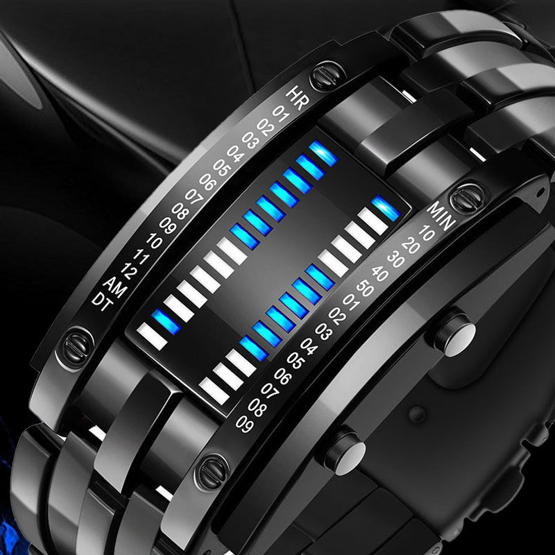 ⌚ LIMITED-TIME 53% RABATT! ✨ Herren Binary-Uhr – LED, Wasserdicht, Modern, Leicht ✨