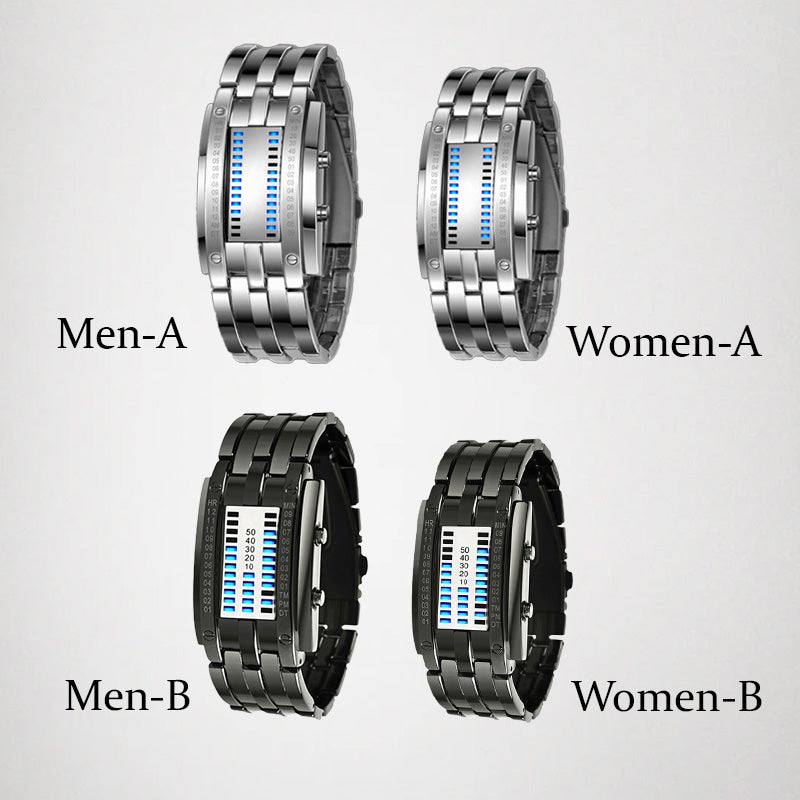 ⌚ LIMITED-TIME 53% RABATT! ✨ Herren Binary-Uhr – LED, Wasserdicht, Modern, Leicht ✨