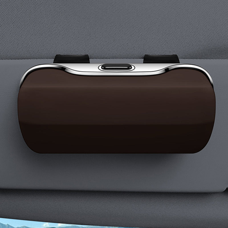 🕶️ KAUFE 2, ERHALTE 1 GRATIS! 🚗 Auto Sonnenblenden-Brillenbox – Universelle Passform, schützt Sonnenbrillen – Einfacher Zugriff, weiches Innenfutter & rutschfeste Halterung – bezahlen per Nachnahme ✅