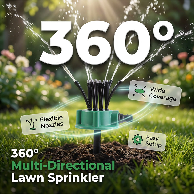 🌿 Präzisions-Gartenbewässerungsregner mit 360°-Abdeckung💚