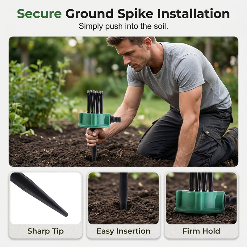 🌿 Präzisions-Gartenbewässerungsregner mit 360°-Abdeckung💚