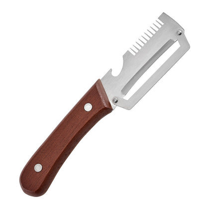 🌿🔪3-in-1 Frühlingszwiebelschneider & -schäler Küchenhelfer🏡