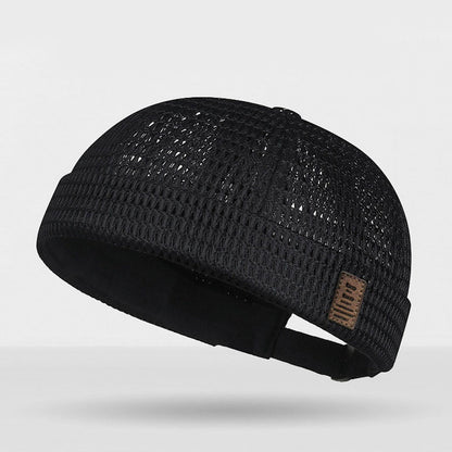🔥 55% RABATT! 👒 Retro Brimless Cap – Atmungsaktives Mesh, Verstellbar, Ultra-Leicht 🌞