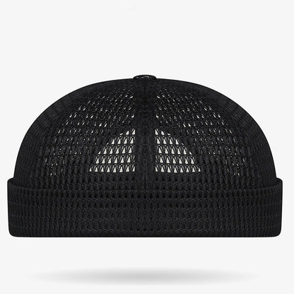 🔥 55% RABATT! 👒 Retro Brimless Cap – Atmungsaktives Mesh, Verstellbar, Ultra-Leicht 🌞