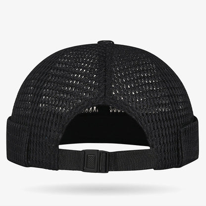 🔥 55% RABATT! 👒 Retro Brimless Cap – Atmungsaktives Mesh, Verstellbar, Ultra-Leicht 🌞