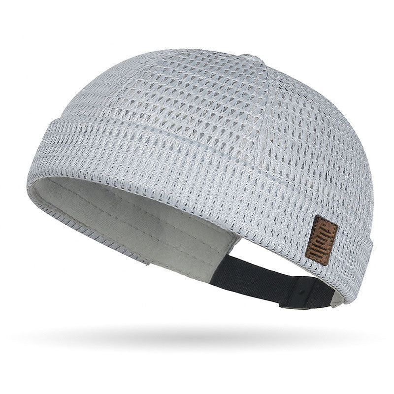 🔥 55% RABATT! 👒 Retro Brimless Cap – Atmungsaktives Mesh, Verstellbar, Ultra-Leicht 🌞