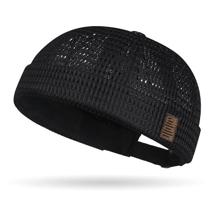 🔥 55% RABATT! 👒 Retro Brimless Cap – Atmungsaktives Mesh, Verstellbar, Ultra-Leicht 🌞