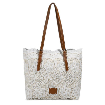 👜 50% RABATT! 👛 Elegante Spitzen-Tote-Bag mit Großem Fassungsvermögen – Stilvolles Design, Robuste Verarbeitung & Ideal Für Einkäufe, Strand & Alltag 🏖️