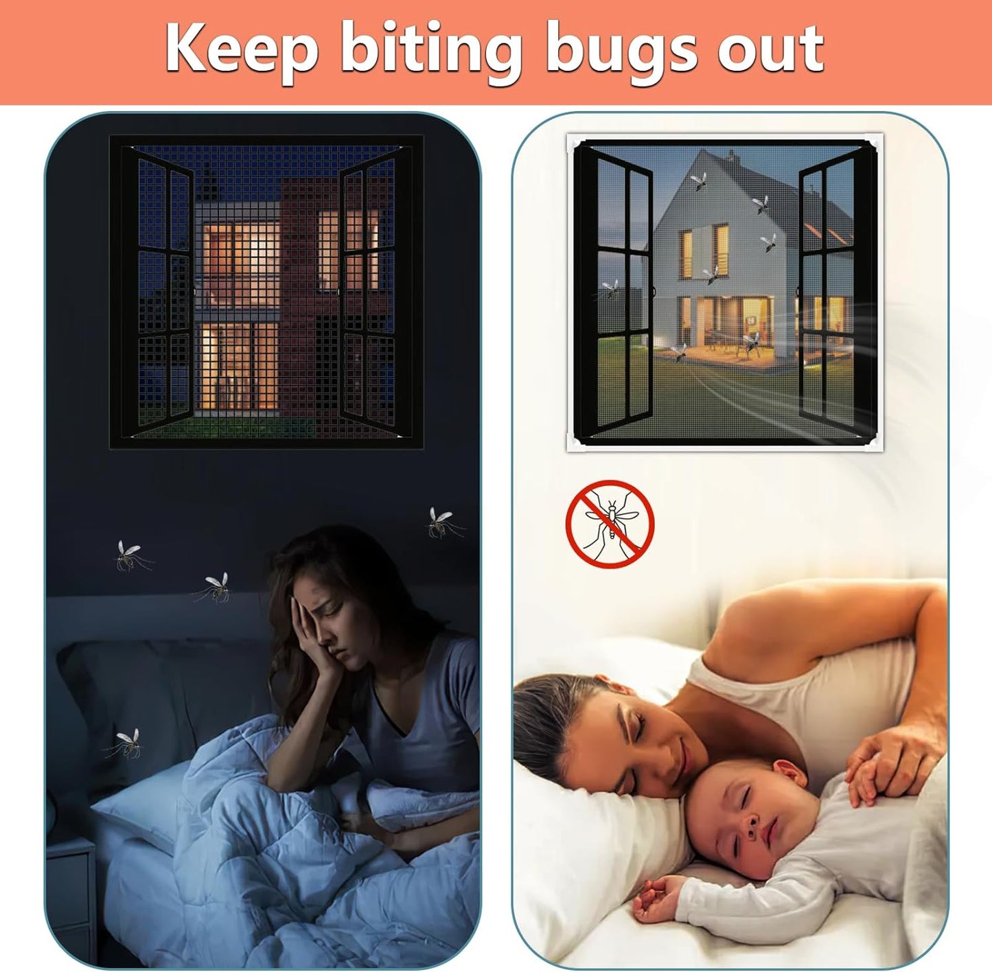 ✨ Magnetisches, verstellbares DIY-Fenstergitter