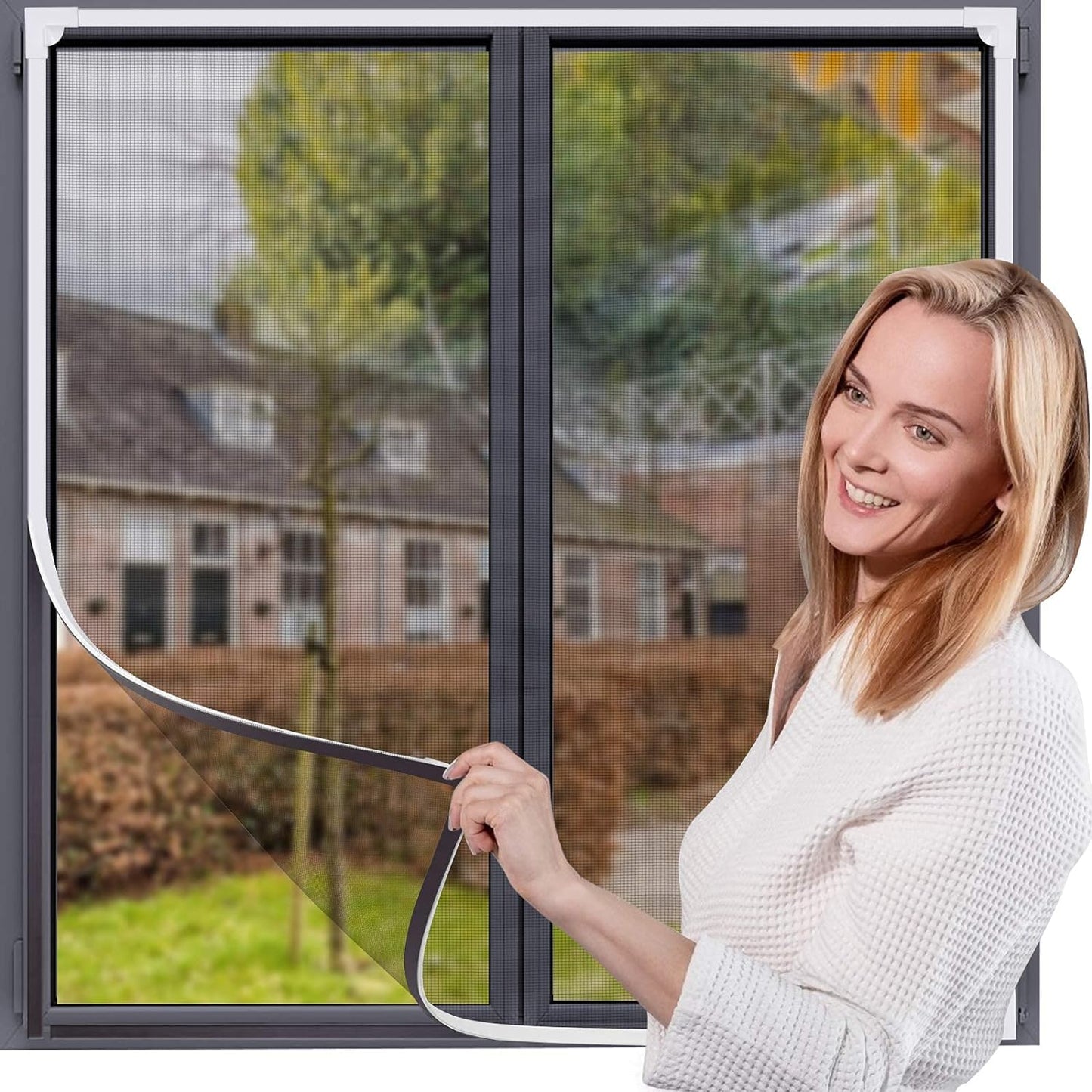 ✨ Magnetisches, verstellbares DIY-Fenstergitter
