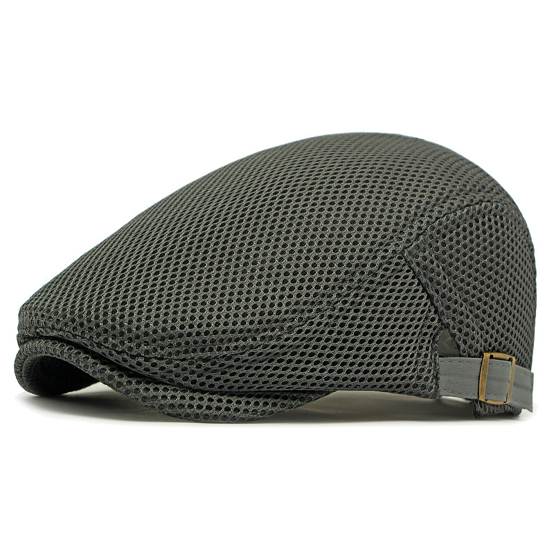 🧢 JETZT 50% RABATT! 🌿 Atmungsaktive Schiebermütze mit verstellbarem Riemen – Netzstoff, klassischer Ivy-Stil & integriertes Schweißband – ganztäglicher Komfort ✨