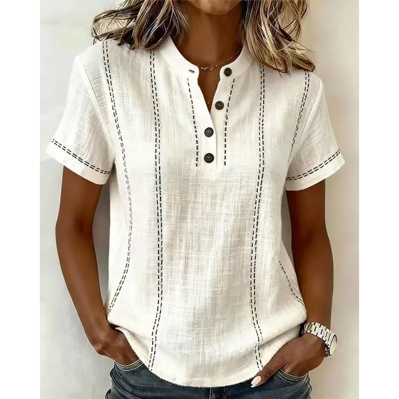 Damen Casual Kurzarmoberteil