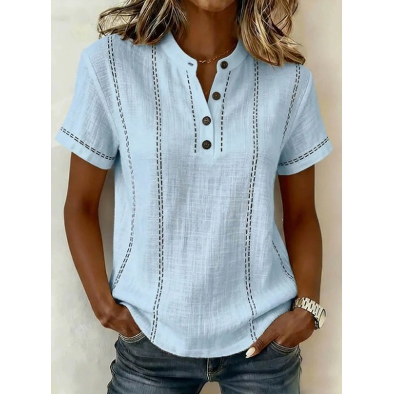 Damen Casual Kurzarmoberteil