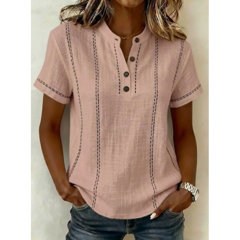 Damen Casual Kurzarmoberteil