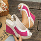 👡 LIMITED-TIME 40% RABATT! 🌸 Damen-Keilsandalen mit Zehensteg – Plattform, Atmungsaktiv, Rutschfeste Sohle 🌴