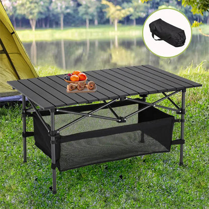 🏕️ 50% RABATT! 🧺 Outdoor Campingtisch – Tragbar, Platzsparend Zusammenklappbar & Inklusive Tragetasche Für Einfachen Transport 🏞️