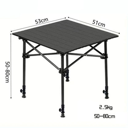 🏕️ 50% RABATT! 🧺 Outdoor Campingtisch – Tragbar, Platzsparend Zusammenklappbar & Inklusive Tragetasche Für Einfachen Transport 🏞️